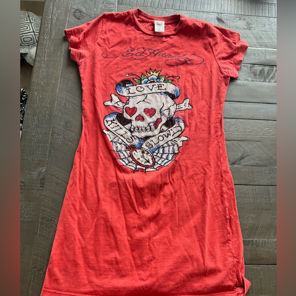 Ed Hardy T shirt womens